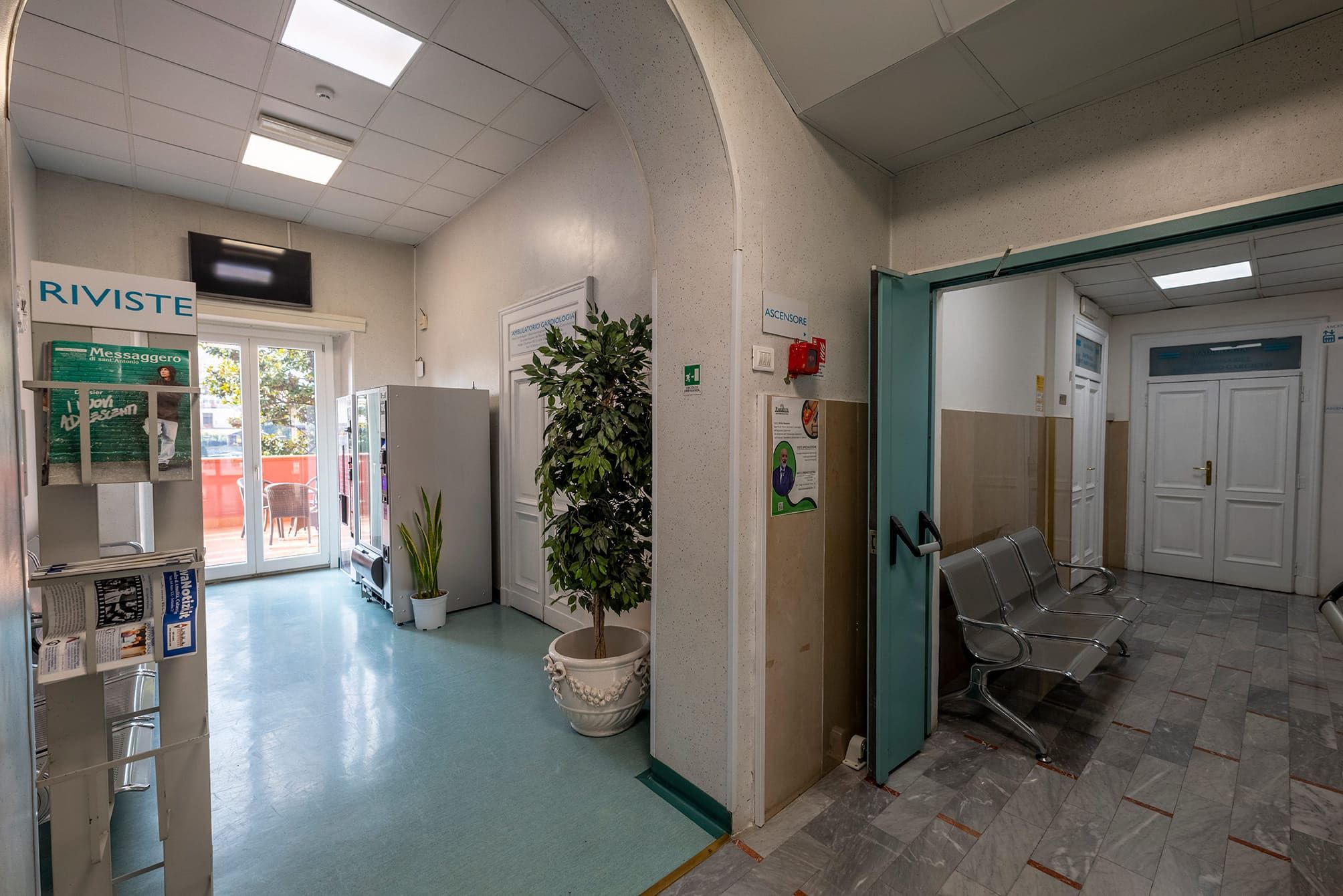 Sala attesaa Clinica Ruggiero